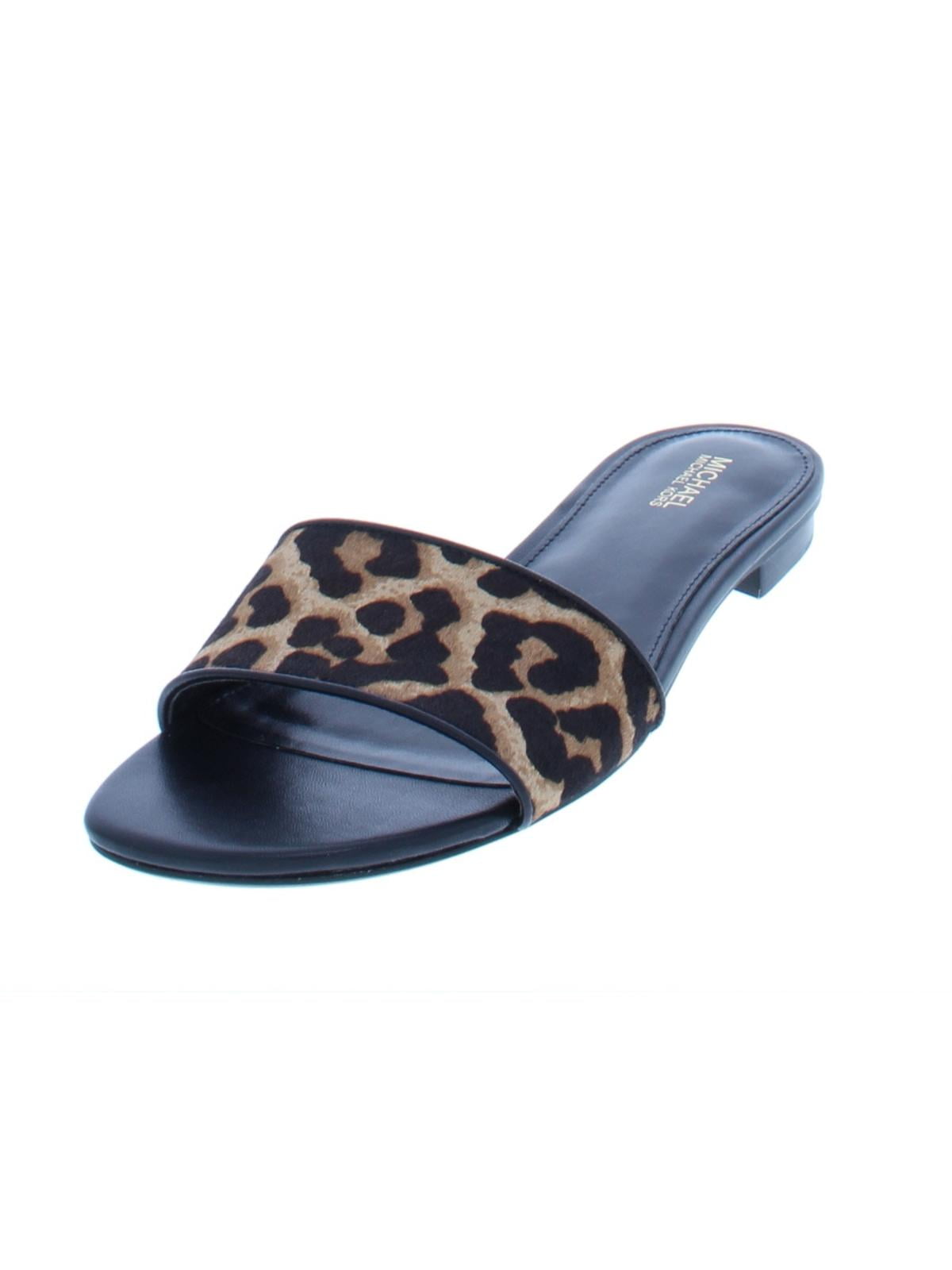 michael kors cheetah slides