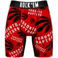 thumbnail image 2 of Men's Rock Em Socks Red Toronto Raptors All-Over Logo Boxer Briefs & Crew Socks Combo Pack, 2 of 3