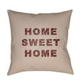thumbnail image 2 of Surya  Home Sweet Home 18 x 18 x 4 in. Throw Pillow - Red - Medium, 2 of 2