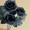 thumbnail image 5 of Cevemin Realistic 30cm Black Plastic Rose Halloween Home Decoration - Gothic Party, Indoor Festive Decor, Lightweight 12g Easy Storage, 5 of 6