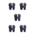 thumbnail image 2 of Sonducket Guantes térmicos de invierno Pantalla táctil Guante de lana gruesa con rayas reflectantes Deportes Senderismo Mitones impermeables Type5 NO5, 2 of 6