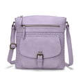 thumbnail image 1 of KouLi Buir Crossbody Purses for Women PU Leather Shoulder Handbags Multi Pockets Straw Weaving Design, 1 of 1