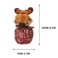 thumbnail image 2 of Liquidación Total, Adornos navideños Bolsas de Nochebuena Bolsas de regalo de Navidad Bolsas de dulces navideños Bolsas de regalo bordadas de lino navideño Akmoler, 2 of 7