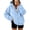 Light Blue, variant on AzureSilk Women'S Fashion Hoodies Women Full Zip Up Hoodie Sweatshirt Long Sleeve Casual Jacket with Side Pockets Loose Daily Layering Tops for Women