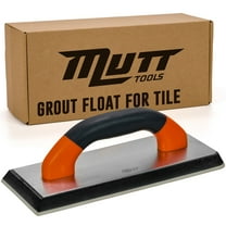 Mutt Tools 9.5” x 4 Inch Professional Grout Float - Non-Stick EVA Grip Smoothing Tool for Tile, Masonry and Drywall - Rubber Grout Float with Ergonomic Handle - Tile Grouting Tools Kit
