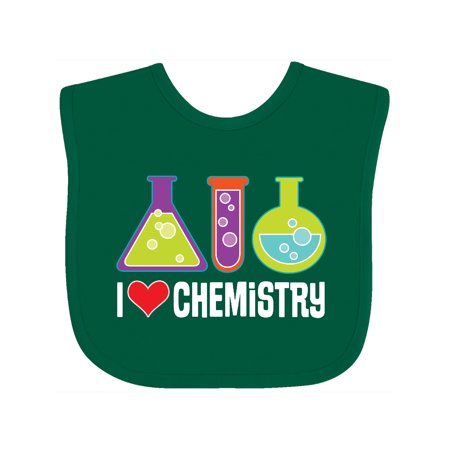 

Inktastic I Love Chemistry Science Gift Baby Boy or Baby Girl Bib