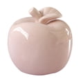 thumbnail image 1 of MasteelfCA 1Pc Xmas Tabletop Ornament Festive Home Decor Ceramic Apple Modeling Ornament, 1 of 7