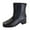 Black, variant on Lottie Women's Wide Width Leather Ankle Boots with Side Zipper