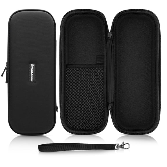 ASATechmed Stethoscope Case fits 3M Littmann Stethoscope - Includes Mesh Pocket for Accessories (Black)