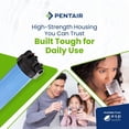 thumbnail image 2 of Pentair Pentek Big Blue 20" Whole House Water Filter Housing with Pressure Relief, 1" NPT Ports, 4.5" Cartridge, Model 150233, Blue/Black, 2 of 5