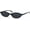 Black Frame - Orange Lens, variant on Unisex Cat Eye Fashion Sunglasses, Black, 1