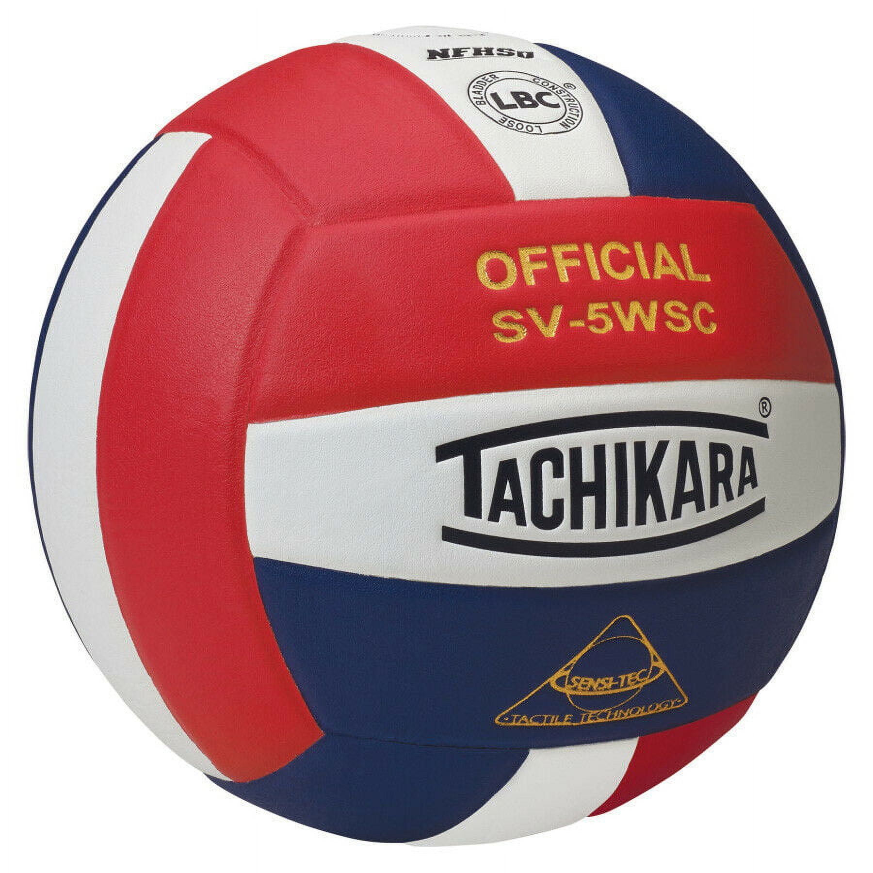Tachikara SV5WSC Sensi-Tec Composite  White and Black Volleyball
