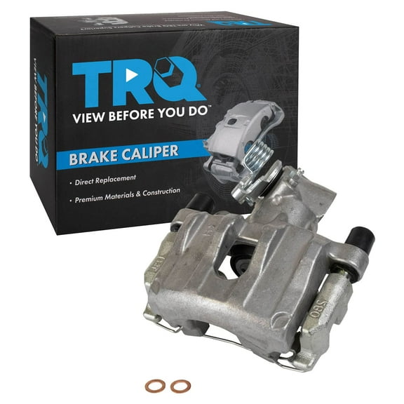 TRQ Rear Right Brake Caliper w/Bracket Passenger Side Compatible with 2004-2008 Mazda 3
