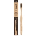thumbnail image 2 of t-brush Bamboo Toothbrush - Dark Grey Colour - Medium Bristles - Natural Toothbrush - Eco Friendly - Everyday use, 2 of 7