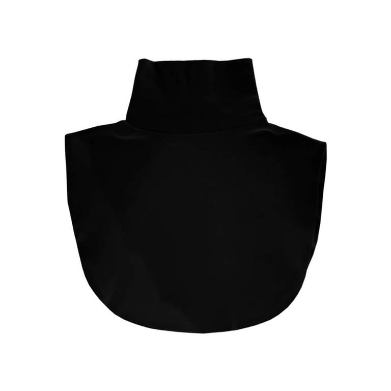 半額満載!スーパーSALE グランドセール! Neck, High Women's Solid with Collar Fake Turtleneck Stripe Clothing