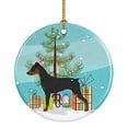 thumbnail image 2 of Carolines Treasures BB2931CO1 German Pinscher Merry Christmas Tree Ceramic Ornament, 2 of 4