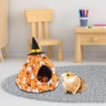 thumbnail image 1 of , nido de calabaza de Halloween, cama para dormir, jaula de tienda de campaña de calabaza, suministros para mascotas, tienda de campaña suave L, 1 of 8