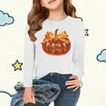 thumbnail image 2 of White Boy Girl Modest Holiday Thanksgiving Lounge T Shirt for Children Boy Girl Winter Fall Long Sleeve Crew Neck Graphic Kawaii T Shirt Warm Tee Shirt Tops Child 2025 10 Yearears, 2 of 5