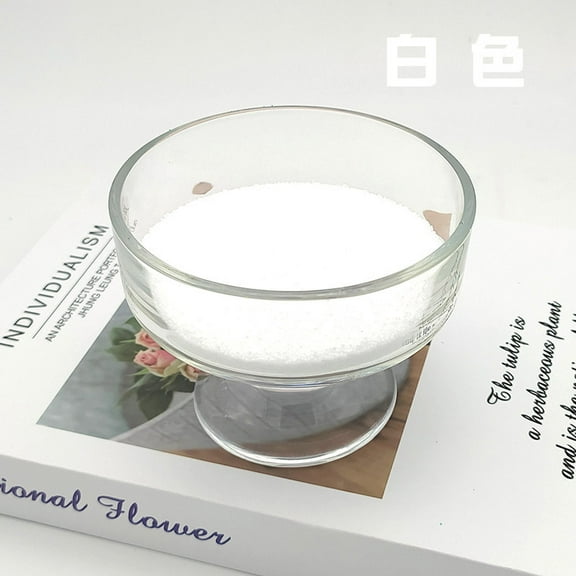 Zhuge 1.1 lb All Natural Non-Toxic Pearled Candle Sand Wax Kit, Refillable Customized Powder for DIY Candle Making, White