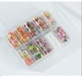 thumbnail image 3 of Caja de 10 rollos de pegatinas de uñas con marca de agua transferible para Halloween TFixol pegatinas de uñas, 3 of 7