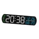 thumbnail image 2 of Reloj despertador digital, reloj de escritorio, práctico, electrónico, inteligente, multiusos. Blanco, 2 of 9
