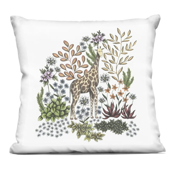 Stupell Industries Jungle Wildlife Giraffe Decorative Printed Throw Pillow, design by Cecilia Battaini