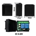 thumbnail image 6 of 433MHz rf Remote Control DC 12V 24V 220V 2CH Relay Receiver for universal Garage Door Light LED Fanner Motor Signal transmission, 6 of 6