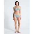 thumbnail image 2 of Free Assembly Women's Smocked Low Rise Bikini Bottoms, Sizes XS-XL, 2 of 5