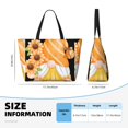 thumbnail image 2 of Yiaed Sunflower Gnomes 2 Print Large Capacity Beach Travel Bag - Waterproof Zipper Vacation Tote for Sandproof Storage, and Camping, 2 of 5