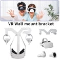 thumbnail image 4 of Moyic Nuevo soporte de montaje en pared para gafas VR soporte Universal para auriculares de realidad Virtual para Quest 2 / Rift S VR Accesorios Videojuegos y accesorios blanco, 4 of 8