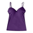 thumbnail image 3 of Women Camisoles & Tanks Women'S Supportive Nursing Camisole - Maternity Tank Top With Built-In Bra,Purple Women's Camisoles & Tanks XL, 3 of 4