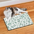 thumbnail image 2 of Pet Feeding Mat with Artistic Floral and Wildflower Design, Durable Waterproof Absorbent Dog Food Mat Non-Slip, 2 of 7