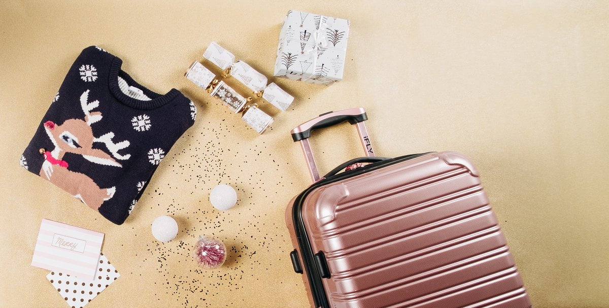rose gold luggage walmart