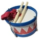 thumbnail image 1 of Tambor para niños, juguete de tambor, regalo, 2 baquetas, instrumento de percusión para niños Rojo, 1 of 5