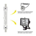 thumbnail image 3 of 5 Pack R7s 118mm 300w 230v,r7s Halogen Linear Light Bulb, Dimmable Halogen Lamp For Construction Wo, 3 of 5