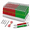 Red Green-50, variant on 50 Bulk 6-in-1 Multitool Pen Set, Awesome Color, Portable Multipurpose Tool for Men