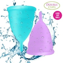 Blossom Menstrual Cups Reusable Silicone Cup (L-Blue | S- Purple)