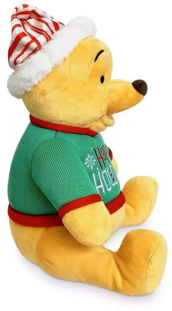 Disney 2020 Holiday Winnie the Pooh Medium Plush