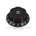 thumbnail image 2 of PENIKOKO 2Pcs Fryer Control Dial Black ABS Precise Adjustment for Modern Kitchen Use, 2 of 8