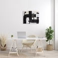 thumbnail image 2 of Stupell Industries Geometric Black White Abstract Industrial Shapes, 24 x 30, Designed by Kent Youngstrom, 2 of 6
