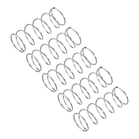 

Compression Spring 5 Pack 304 Stainless Steel 14mm OD 0.8mm Wire 35mm Length