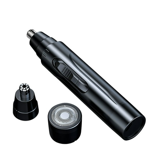 Momihoom 2-in-1 Electric Nose Hair Trimmer & Shaver, Waterproof USB Rechargeable, Precision Grooming for Nose, Ear, Beard, Face, 6000 RPM Motor