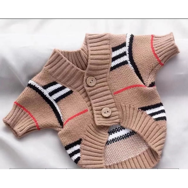 Dog Outgoing Fashion Cardigan Clothing Cat Warm Sweater Teddy Bears Pet Winter Clothing ShopWise Round