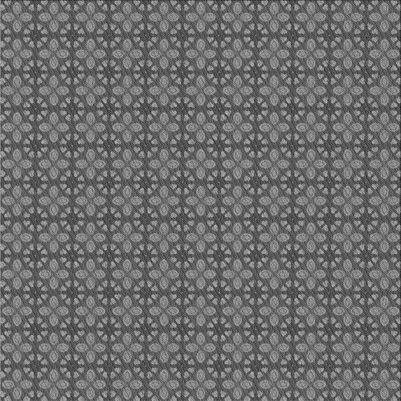 Ahgly Company Indoor Square Patterned Gray Wolf Gray Area Rugs, 7' Square