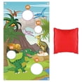 thumbnail image 1 of S SERENABLE Jeu de Lancer de Sacs Dinosaure pour Enfants Fournitures de Fête Familiale Réutilisables, 1 of 9