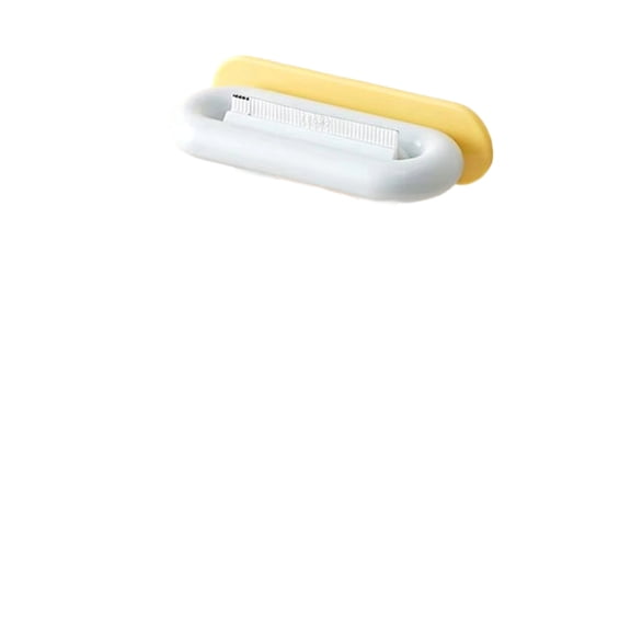 Wall Mounted Toothpaste Squeezer Dispenser, Waterproof Drill Free Toothbrush Holder and Storage Rack, Colorful Bathroom Vanity Organization Accessory, White