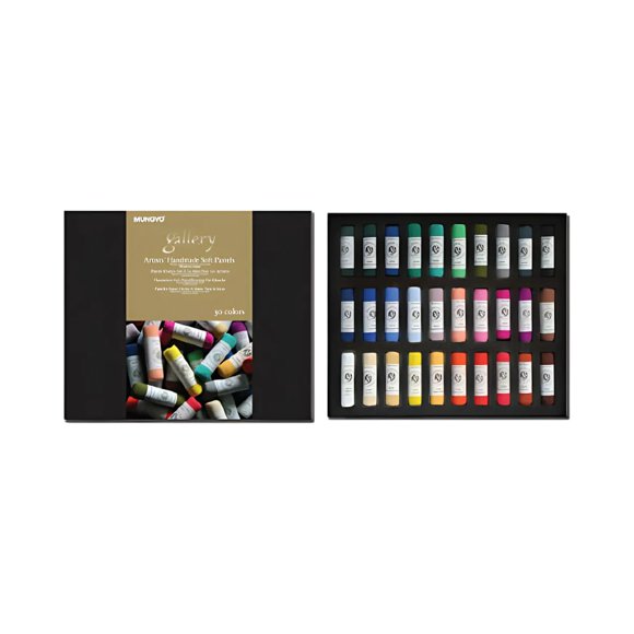 Set de pasteles suaves MUNGYO Gallery, 30 colores, textura suave