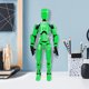thumbnail image 1 of Figura de acción Dummy 13 Ehuebsd móvil de múltiples articulaciones con impresión 3D Verde Negro, 1 of 6