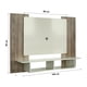 thumbnail image 2 of Panel Flotante para TV 40'' The Shop con 1 Repisa y 2 Estantes 104 cm x 90 cm beige, 2 of 6