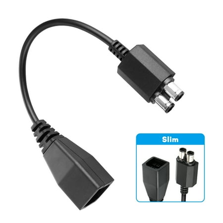 Ac Power Supply Adapter Converter Transfer Cable For Xbox 360 To